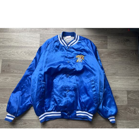 Vintage 90s Satin University of Kentucky Wildcats The Jacket Factory Men’s 2XL - Picture 1 of 7